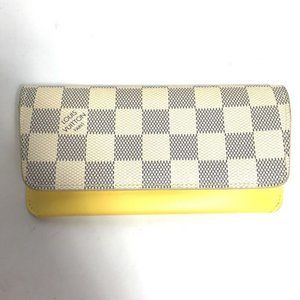 LOUIS VUITTON Damier Azur Etui Lunette Woody glasses sunglasses case